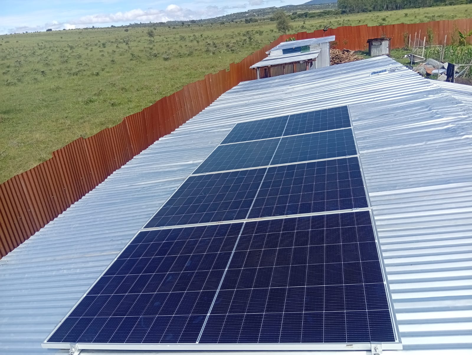 Solar panel installation in Kenya - SunPro project