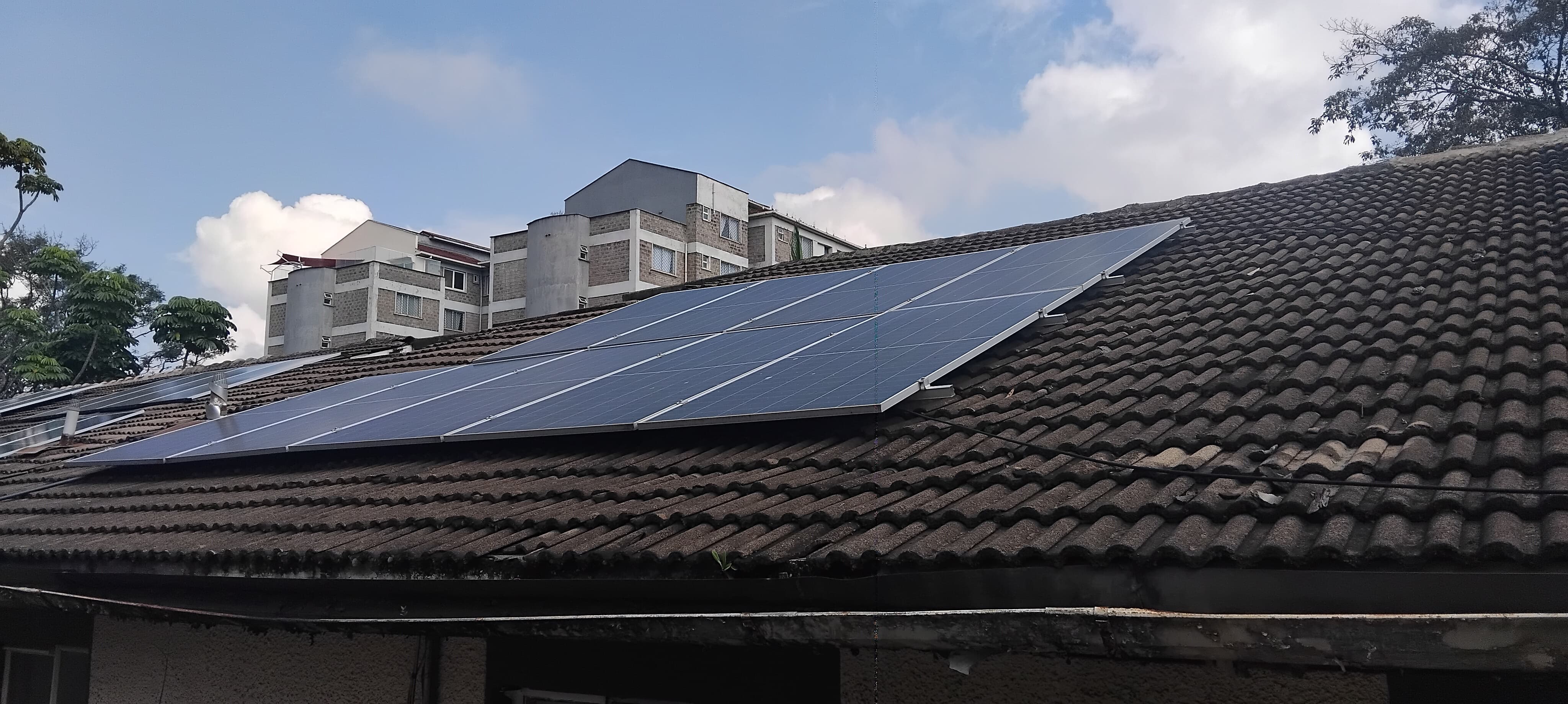 Solar panel installation in Kenya - SunPro project